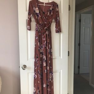 PinkBlush Maternity Mauve Maxi